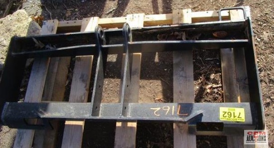 Danuser skid steer post hole digger auger frame