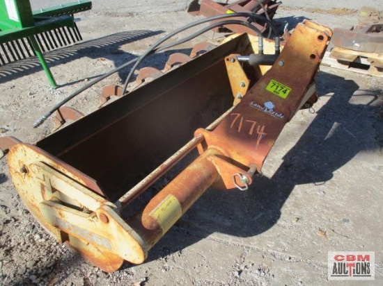 7' Landpride...hydraulic...turn over box blade scraper, adjustable scarifier rippers