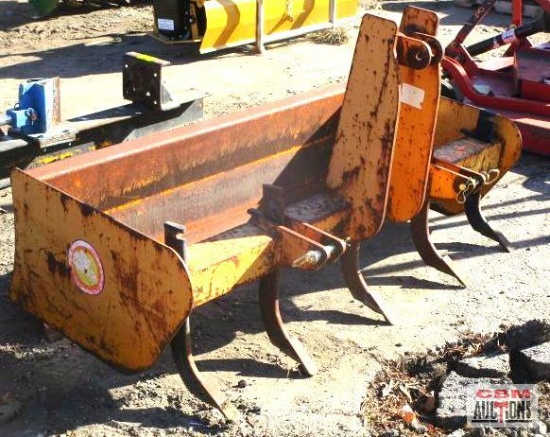 5' Sunshine line 3pt box blade scraper with adjustable scarifier rippers
