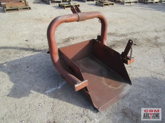 3 pt 24" Reversible dirt slip scoop