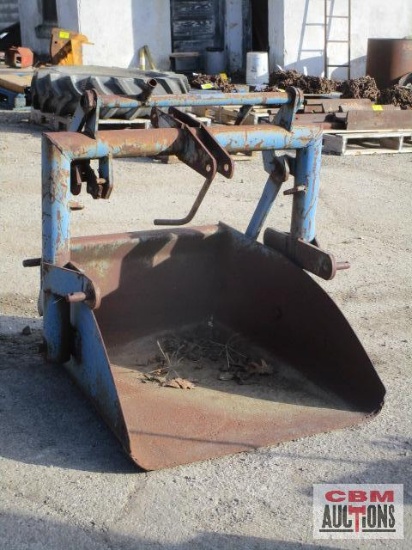 3 pt 28" Ford reversible dirt slip scoop