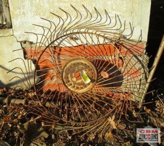 Hay wheel rake