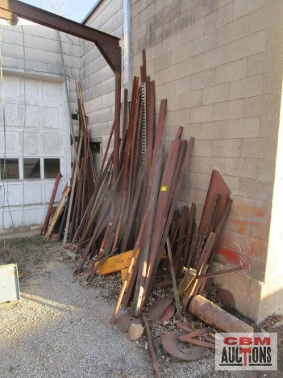 Huge assortment of steel stock all kinds, shapes & lengths Buyer loads..