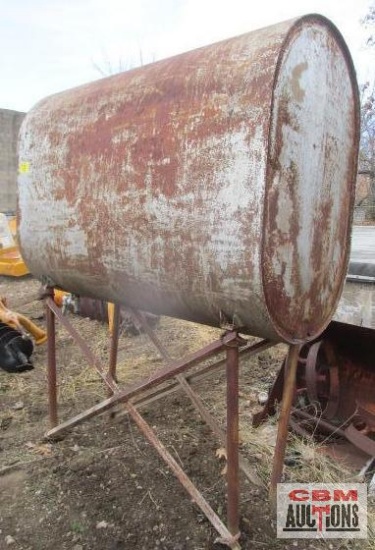Vintage...steel fuel tank on stand