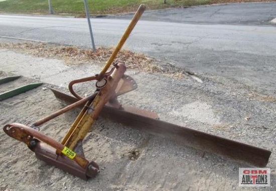 8' 3pt Danuser reversible rear blade cat I