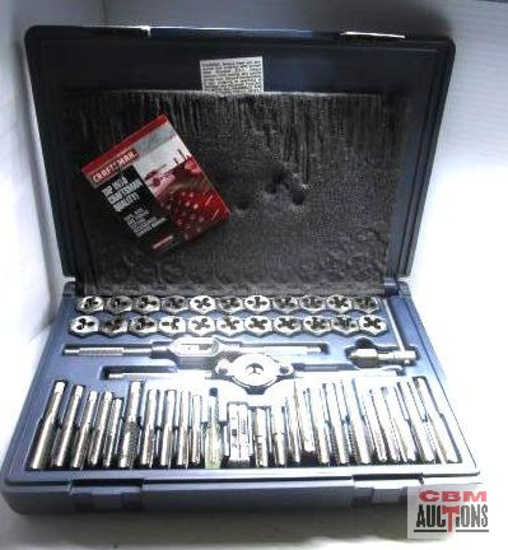 Sears 50 Piece Tap And Die Set, Combination SAE / METRIC