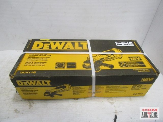 New Dewalt 4 1/2" Cordless 18 Volt Grinder M# DC411B, (NO Battery Or Charger)