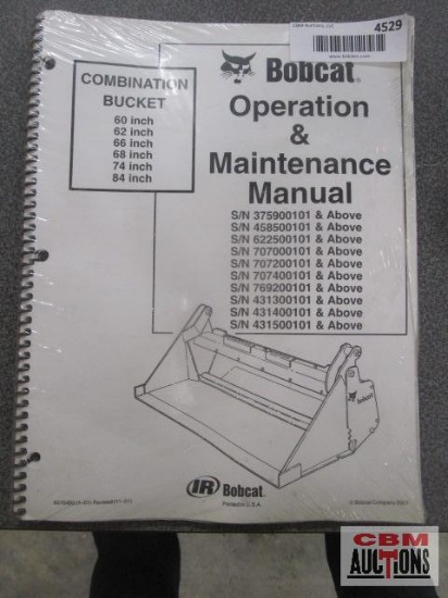 Bobcat Combination Operation & Maintenance Manual