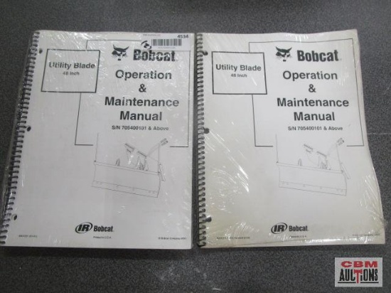 2- Bobcat 48" Utility Blade Operation & Maintenance Manual