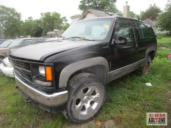 1997 Chevrolet Tahoe Multipurpose Vehicle (MPV), VIN # 3GNEK18R6VG162282