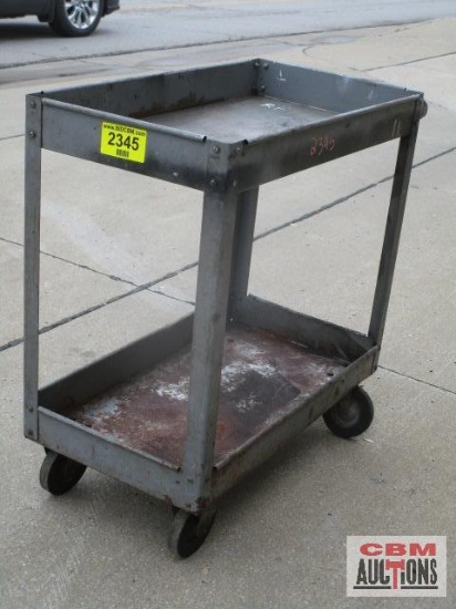Rolling Gray Shop Cart