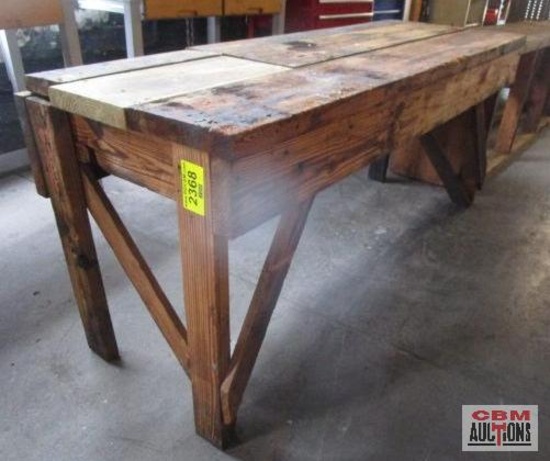 Wooden Work Bench...(REMOVAL MONDAY, JULY 18th)