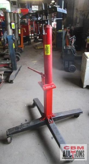 PTJ-2000 Pedestal Transmission Jack...3 Ton Hydraulic & Gas Tank Jack (Runs)