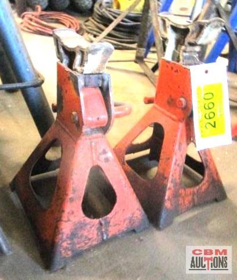 Pair Of Jack Stands Orange