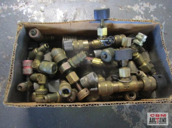 Lot Of A/C Freon Fittings