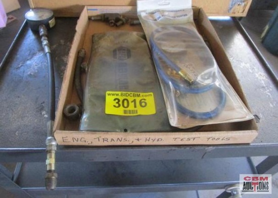 Lot Of Automatic Transmission, Engine Oil Pressure, & Hydraulic Tester