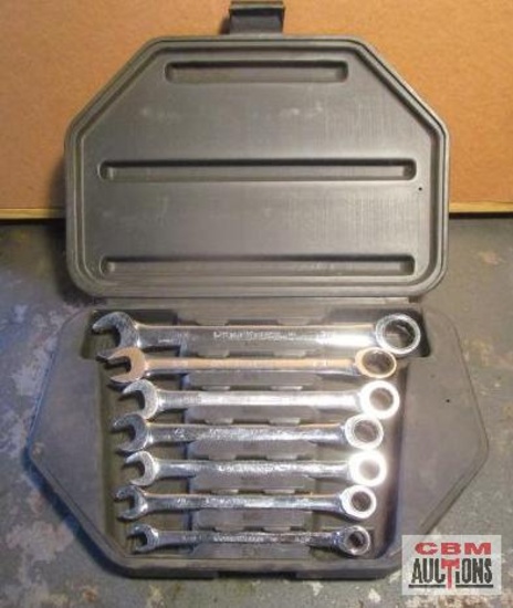 Gear Wrench Combination SAE...Ratcheting...Wrenches & Case