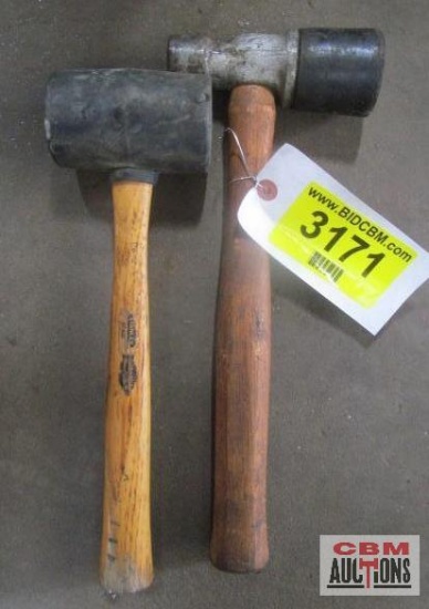2-Rubber Mallet Hammers