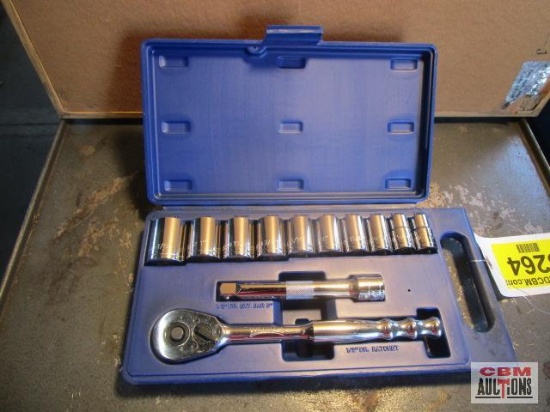 Williams 50667 SAE 1/2" 12 pt Socket Set 1/2"-1 1/8"