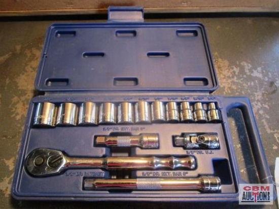 Williams 50663 SAE 3/8" 6 pt Socket Set