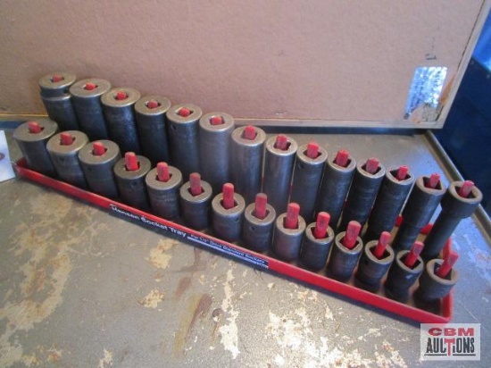 Wright, Matco, Snap-On, Mac, S-K & Unknown 1/2" SAE Impact Shallow & Deep Well Sockets