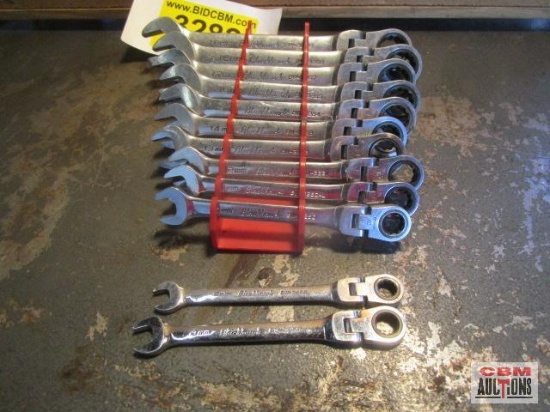 Blackhawk Combination Flex Head Ratcheting Wrenches Metric 8mm-19mm