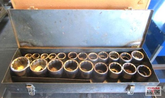 Lot Of Large 3/4" Drive Sockets