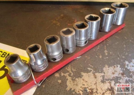 Snap-On & Wright 3/8" Square 4pt Sockets SAE 1/4"-9/16"