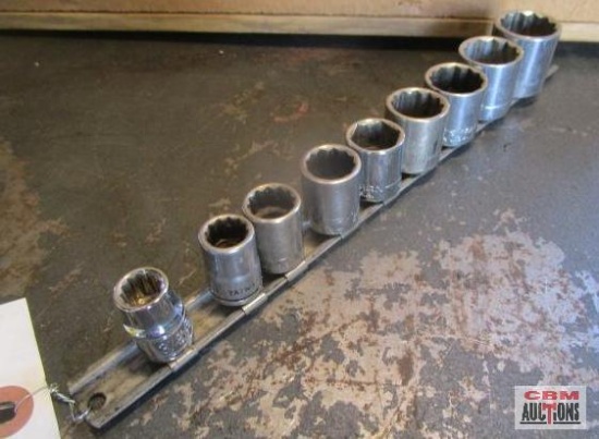 Craftsman, Sears & Power Torque 3/8" SAE Shallow 12pt Sockets