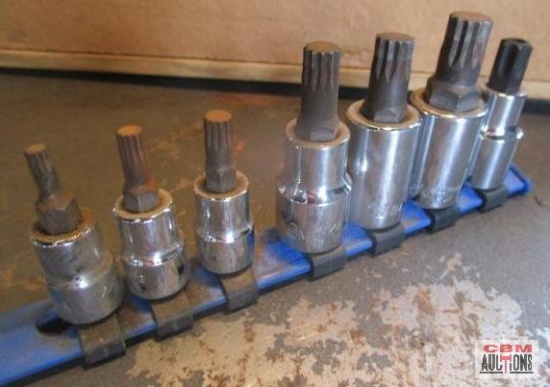 Matco 1/2" Spline Sockets 5mm,6mm,8mm,10mm,12mm & 14mm & VIM T55H