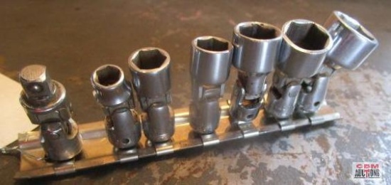 Snap-On 1/4" Swivel SAE Sockets 11/32"-9/16" & New Britain...NM60