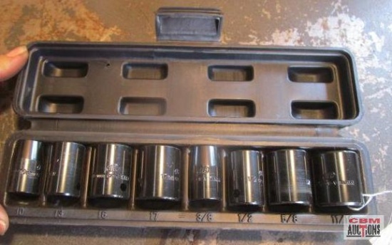 Ingersoll Rand 3/8" 6pt Impact SAE-Metric Sockets 10mm-17 & 3/8"-11/16"