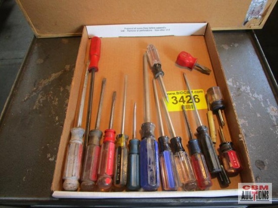 Lot Of Mixed Screwdrivers