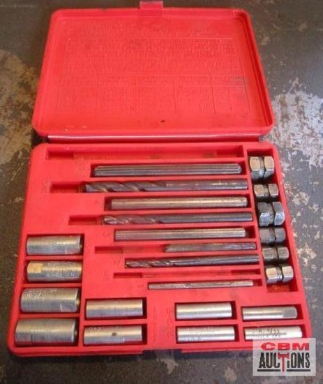 Snap-On-Blue-Point 1020 Screw Extractor Set (Missing 11/32)