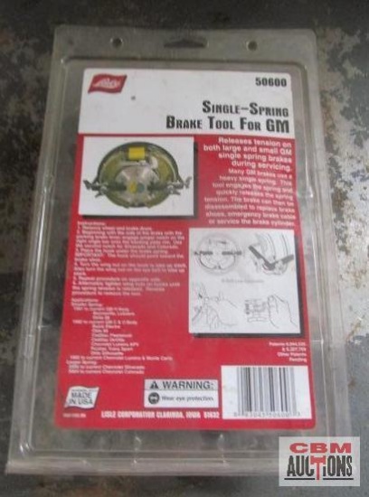 Lisle 50600 Single-Spring Brake Tool For GM