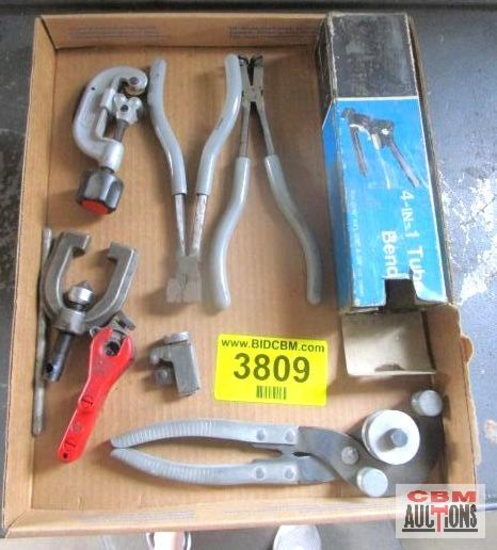 Lot Of Tubing Bending Tools & Cutters