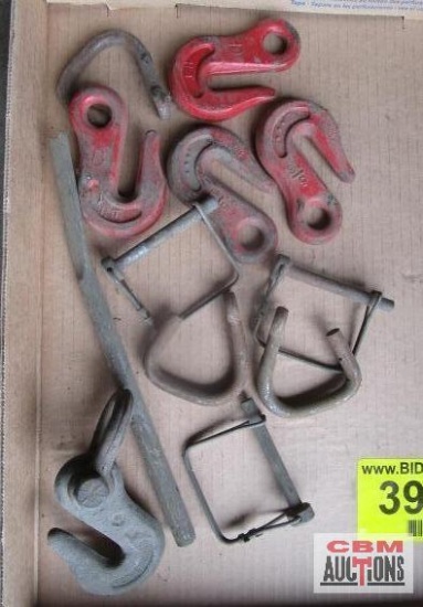 Lot Of Chain Hooks & Safety Pins