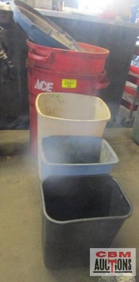 Lot Of Trash Cans