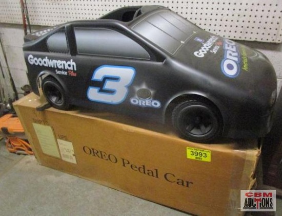 Vintage NOS NASCAR Dale Earnhardt Sr OREO Pedal Car Never Used EXTREMELY RARE Nabisco/Oreo
