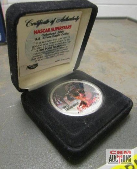 NASCAR 2001 Dale Earnhardt Sr Silver Eagle Dollar...