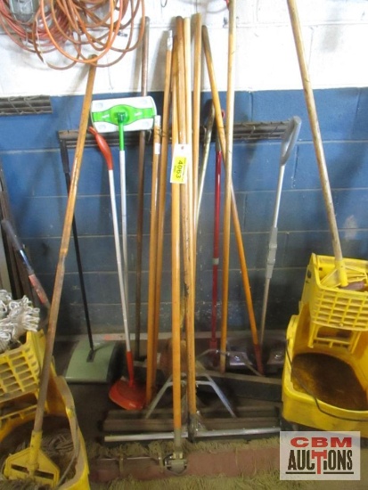 2-Mop Buckets & Cleaning Hand Tools