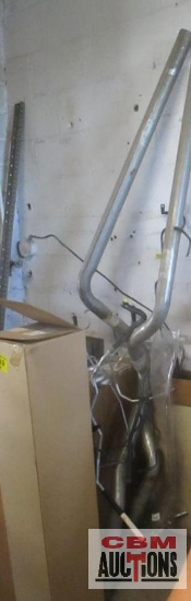 Lot Of Exhaust Pipe, A/C Lines & Misc