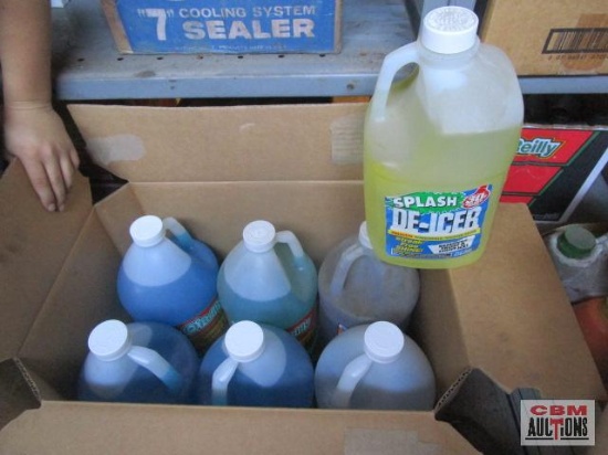Lot Of Windshield Washer Fluid