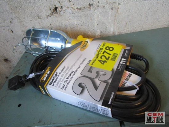 Power Zone Worklight 25' Cord