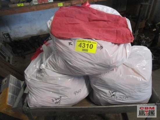 3 Bags Of Shop Rags