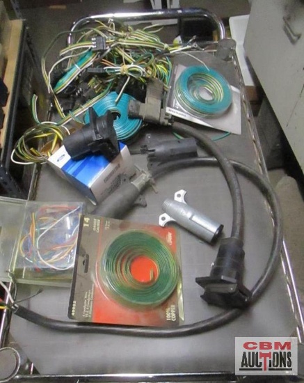 Lot Of Trailer Plugs & Wiring