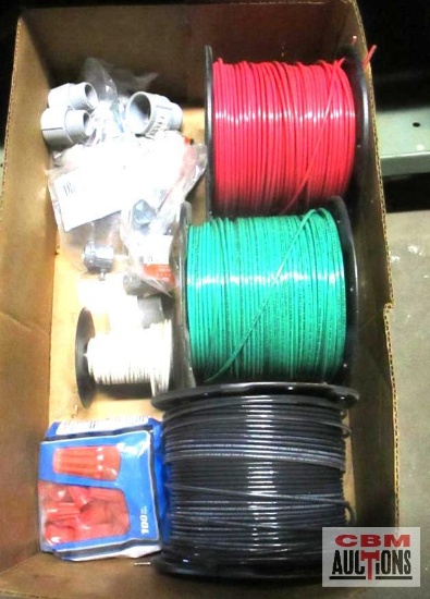 Lot Of Electrical...THHN...Wire 12-14 Ga & Misc