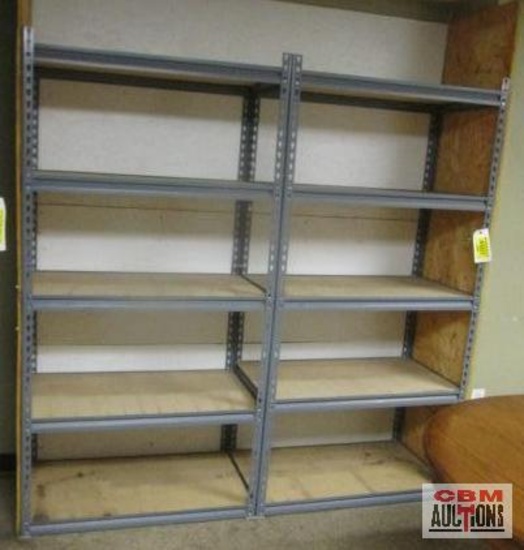 Metal Shelving Unit (Contents NOT Included-Buyer Removes-REMOVAL MONDAY, JULY 18th)