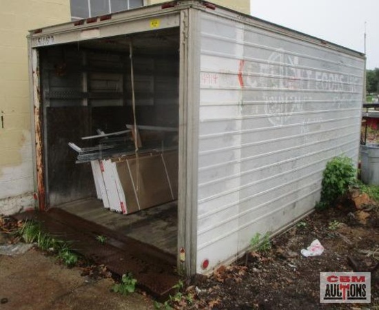 Truck Cargo Box 14 1/2' Long (Buyer Loads-REMOVAL MONDAY, JULY 18th)
