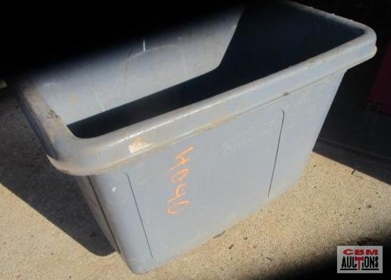 Rubbermaid Rolling Trash Tote Cart